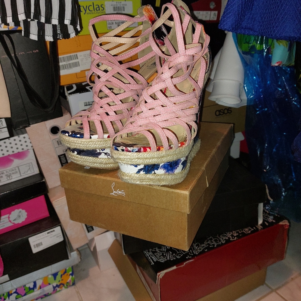 Ankle Wedge Sandals